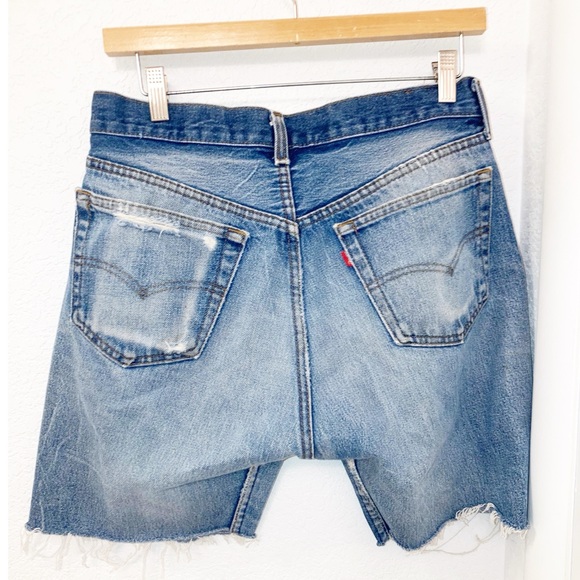 VTG LEVI’S 501 6" cutoff jean shorts Late 70s - Early 80s SZ: 30 - Picture 3 of 9